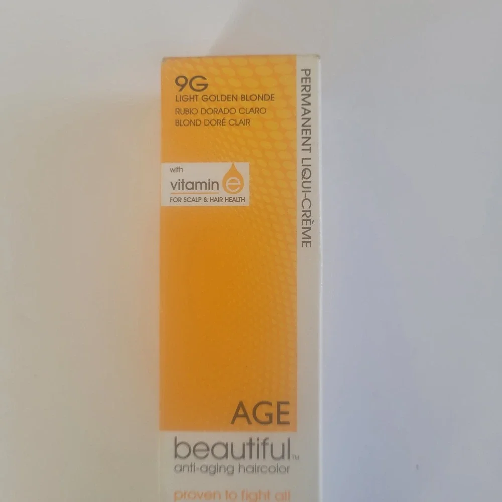 Zotos AGE beautiful 9G Light Golden Blonde Permanent Haircolor‎ 2oz